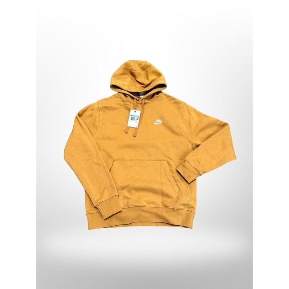 Nike Hoodie Mens Medium BV2654-224 Pullover Swoosh Kangaroo Pocket Sweatshirt - Picture 1 of 6